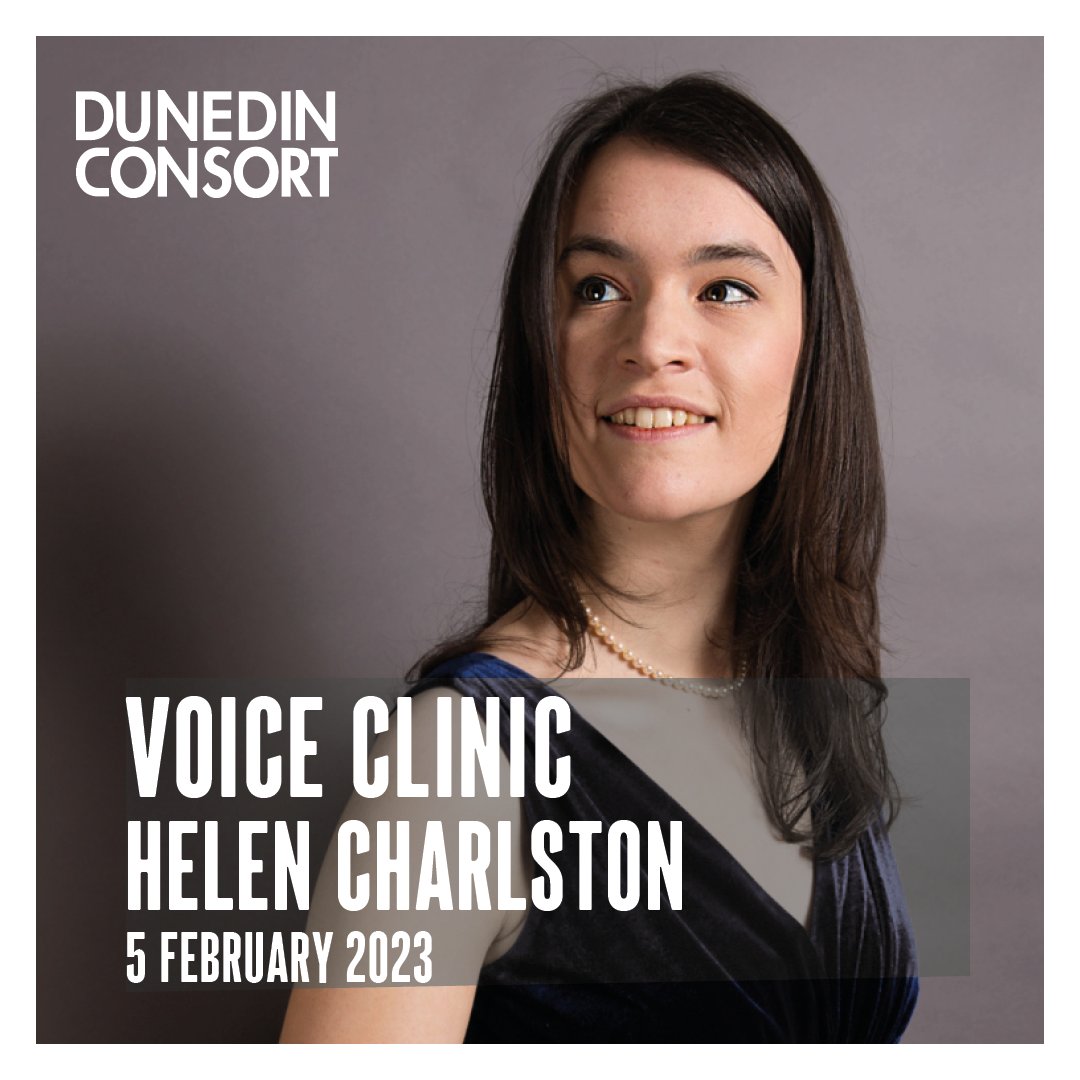 🌟 Join our Voice Clinic with the incredible Mezzo Soprano @helencharlston , on Monday, 5th of February! 🌟 Hurry, as the deadline for applications is THIS MONDAY, 15th of January! Check out the link for more details and to apply now! dunedin-consort.org.uk/learning-and-p…