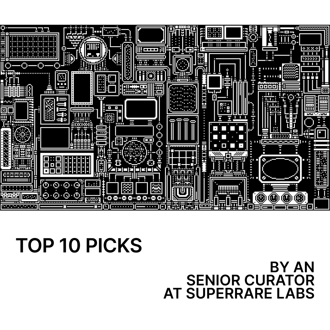 SuperRare (@superrare) on Twitter photo 10 Artworks to Collect This Week: A selection of best available works curated by SRL Senior Curator <a href="/anloremi/">an</a>
Featuring <a href="/flomeissner_/">flo meissner</a> <a href="/kerimsafa/">Kerim Safa</a> <a href="/Yosnier_/">yosnier</a> <a href="/delta_sauce/">DeltaSauce</a> <a href="/jenisuart/">JENISU</a> <a href="/VanArman/">Pindar Van Arman 💎</a> <a href="/c3naaX/">C3</a> <a href="/ben_zank/">Ben Zank</a> <a href="/khwampa/">KHWAMPA 𖤓</a> <a href="/iLEOGiVEL/">ileogiveL</a>
superrare.com/features/10-ar… 10 Artworks to Collect This Week: A selection of best available works curated by SRL Senior Curator <a href="/anloremi/">an</a>
Featuring <a href="/flomeissner_/">flo meissner</a> <a href="/kerimsafa/">Kerim Safa</a> <a href="/Yosnier_/">yosnier</a> <a href="/delta_sauce/">DeltaSauce</a> <a href="/jenisuart/">JENISU</a> <a href="/VanArman/">Pindar Van Arman 💎</a> <a href="/c3naaX/">C3</a> <a href="/ben_zank/">Ben Zank</a> <a href="/khwampa/">KHWAMPA 𖤓</a> <a href="/iLEOGiVEL/">ileogiveL</a>
superrare.com/features/10-ar…