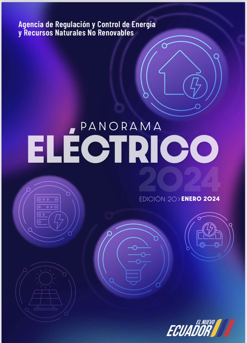 SECTOR ELÉCTRICO
Nuestro sistema electrico y sus valores agregados, para hablar con coherencia y decidir con eficacia
Revista20
@ARC_EnergiaEc 
@RecNaturalesEC 
<a href="/cieeecuador/">CIEEE</a> 
<a href="/CRIEEL_GYE/">CRIEEL</a> 
<a href="/NacionalSide/">SIDE NACIONAL</a> 
<a href="/vhcoloma/">Victor Hugo Coloma Rodriguez</a> 
<a href="/CarlosVerareal/">Carlos Vera</a> 
<a href="/ecuavisa/">Ecuavisa</a> 
controlrecursosyenergia.gob.ec/wp-content/upl…