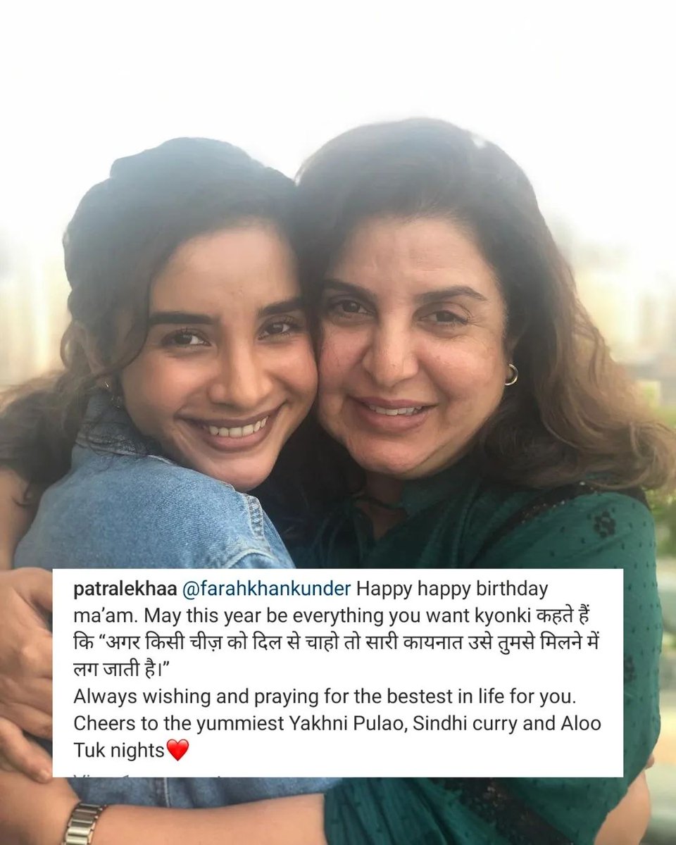 TeamTFW's tweet photo. These three share an adorable bond! On Farah Khan's birthday, Rajkummar Rao and Patralekhaa, who are like family to her, found a unique way to make her feel special. Swipe left to witness the heartwarming moments! ❤️
#TheFansWorld #TFW #farakhan #Patralekhaa
@RajkummarRao https://t.co/0YHYXVM6aB