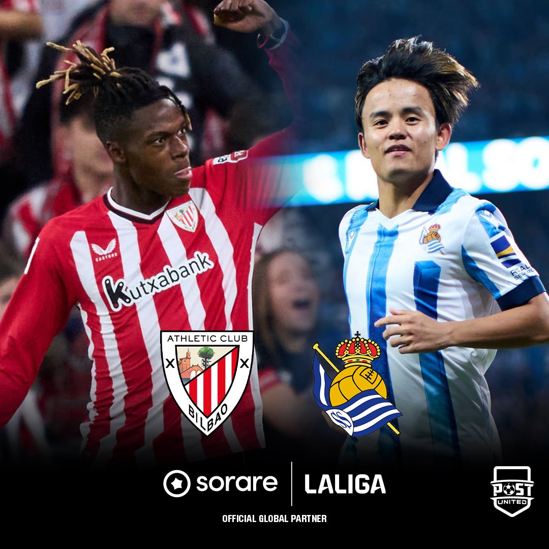 postunited's tweet photo. 👀💥¡GANA DOS ENTRADAS PARA VER EL ATHLETIC CLUB - REAL SOCIEDAD 

✅ Requisito importante para participar: 
- ESTAR INSCRITO en SORARE
- SEGUIR a @postunited
- DAR RT a este tuit

🔗Link: https://t.co/2KDNUo7q3A

🔁 ¡Participa! https://t.co/JsAGL2FGaR