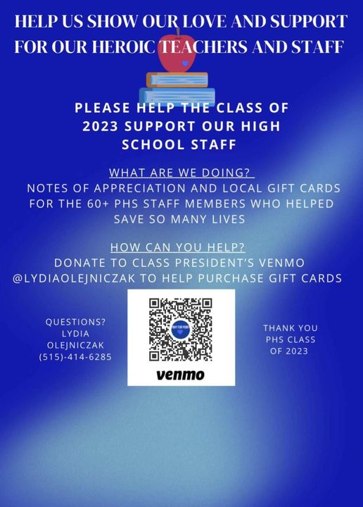 empresskristin's tweet photo. Allisa is one of the teachers who helped the students get out of the building - who ran back to help. All before the police arrived. She's a damn hero. If you are willing to help or show support, it would be greatly appreciated. Even if all you can do is share. 💙 https://t.co/cYegxoldaR