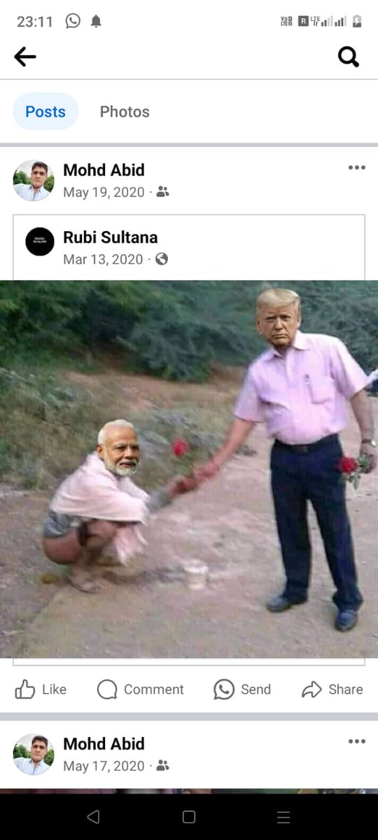 #बरेली #थाना भूता के ग्राम केसरपुर निवासी मोहम्मद आबिद के द्वारा शेयर की गई फेसबुक पोस्ट वायरल माननीय प्रधानमंत्री के ऊपर की गई है अभद्र पोस्ट कृपया तत्काल मुकदमा दर्ज करके जल्द से जल्द जेल भेजा जाये  <a href="/bareillypolice/">Bareilly Police</a> <a href="/igrangebareilly/">DIG RANGE BAREILLY</a> <a href="/PMOIndia/">PMO India</a> <a href="/HMOIndia/">गृहमंत्री कार्यालय, HMO India</a> <a href="/adgzonebareilly/">ADG Zone Bareilly</a>