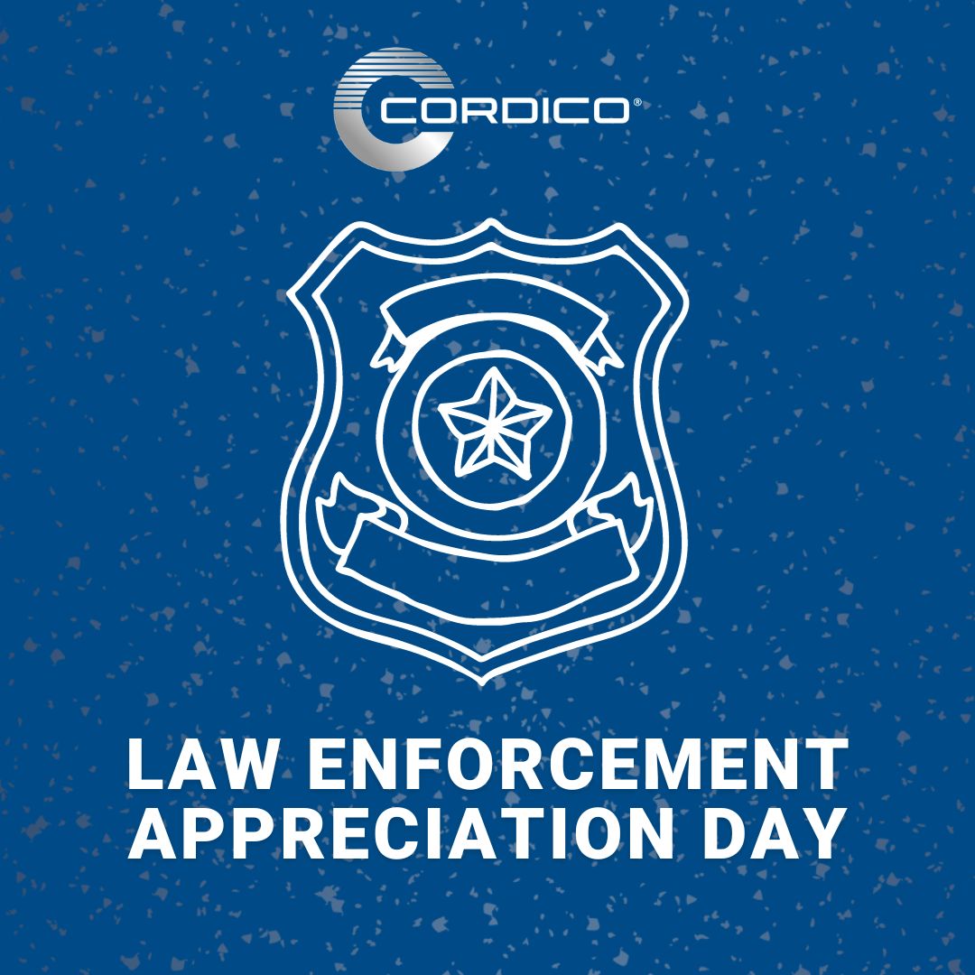 Cordico's tweet photo. Today is National #LawEnforcementAppreciationDay! Today and every day we express our sincerest gratitude to the #lawenforcement professionals who work diligently to protect and serve our communities. https://t.co/Wvx5yeqVzW