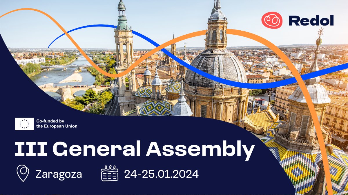 REDOL_EU's tweet photo. It's just over one year since #REDOL started, and here we are celebrating our 3rd General Assembly!
Looking forward to meeting project partners and getting to know our first results and current status. 💪
#horizoneu https://t.co/AgrUurdqOG