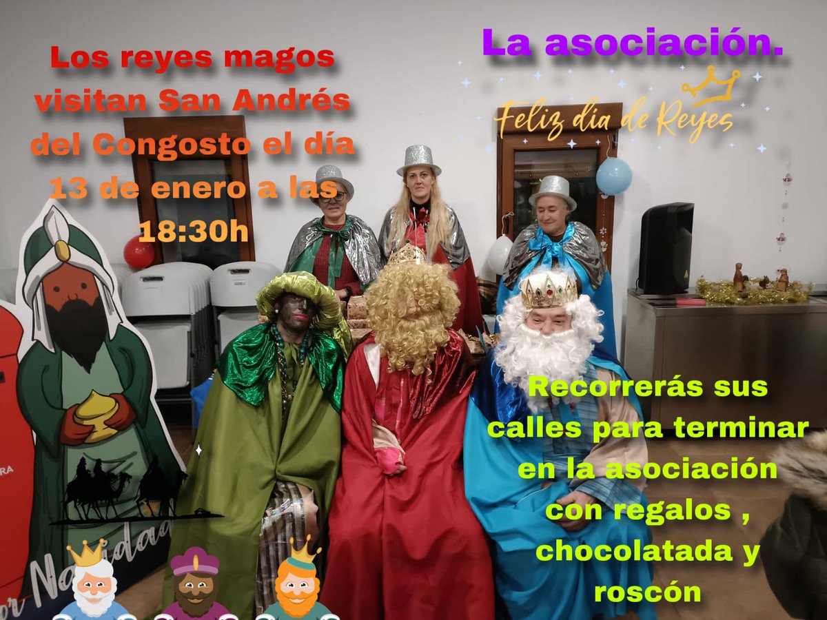 LasRanasCR's tweet photo. En San andrés del congosto los reyes vienen días después... #sanandresdelcongosto @SierraNorteGU @dipuguadalajara @AdelSierraNorte @Pla_SierraNorte https://t.co/Yh0r1KLpKN