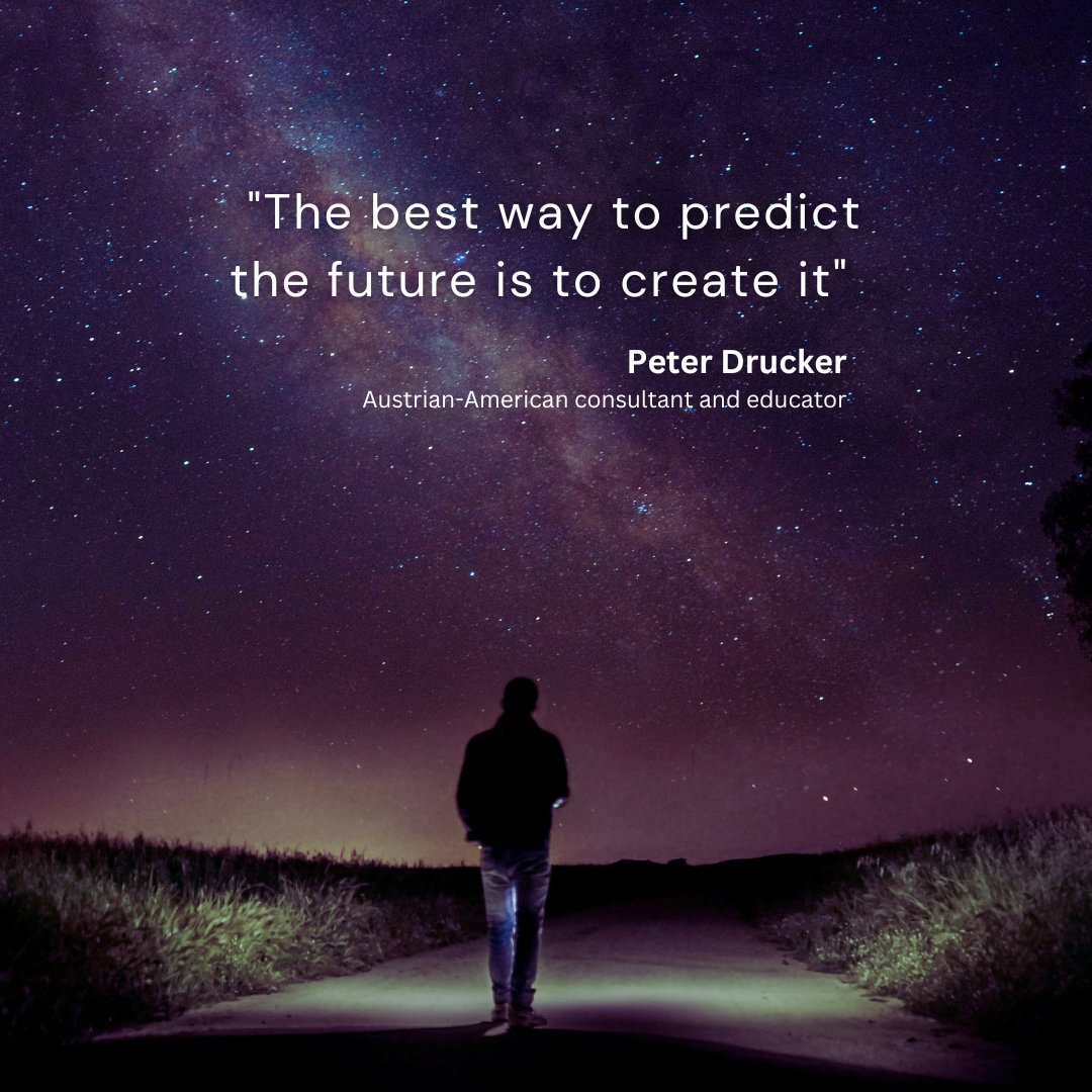 Your current actions and decisions shape the path to your future. 

Seize the present, sculpt your path, and redefine what lies ahead. 

#QuoteOfTheDay #PeterDrucker