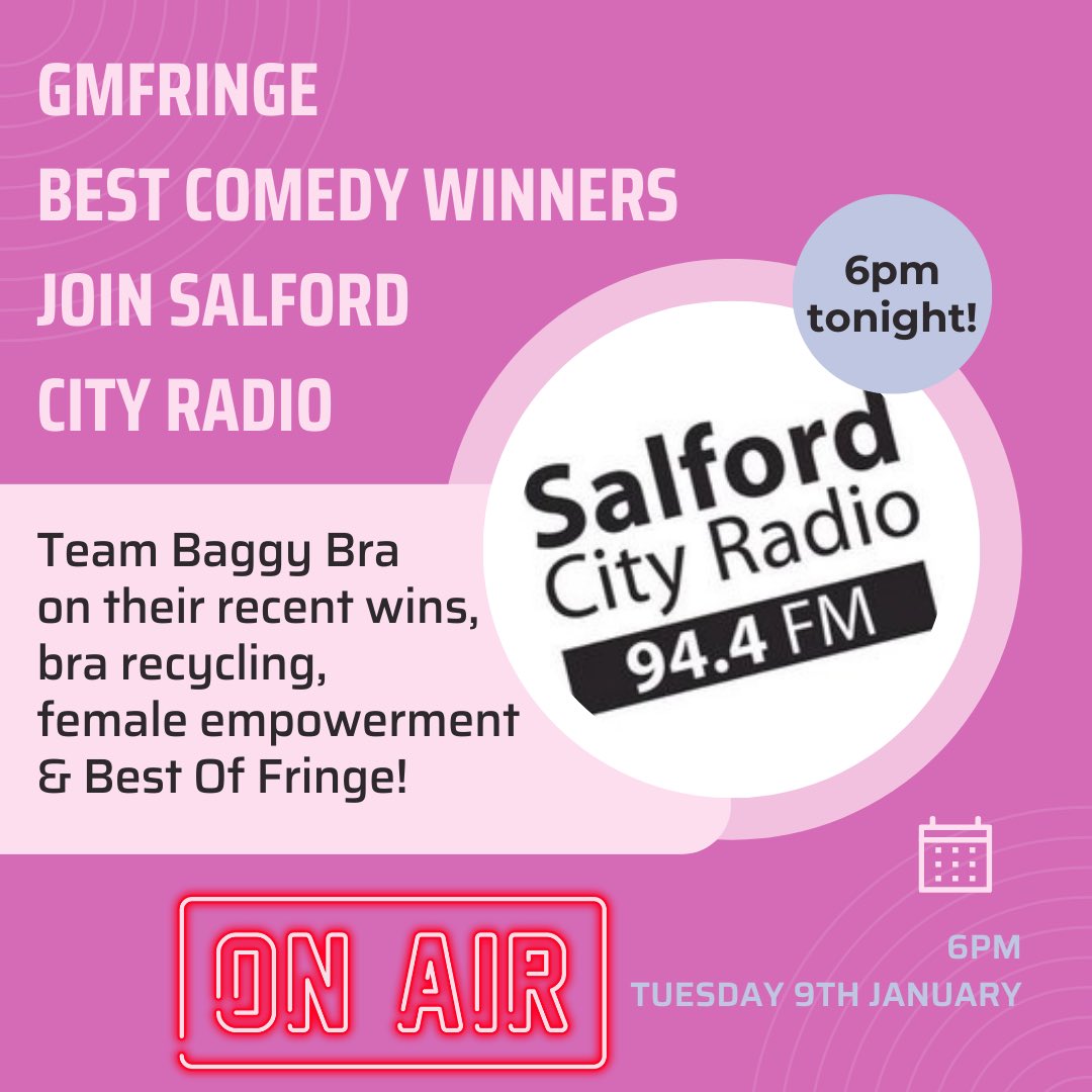 6PM TONIGHT ON @SalfordCRadio