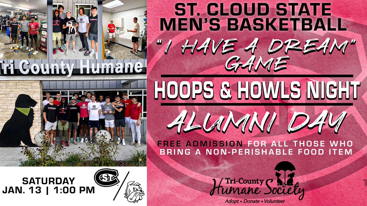 SCSUHuskies's tweet photo. 🏀 @SCSUHuskies_MBB has two conference matchups at home this week!

Check out the promos ⬇️

#HuskiesHoops #GoHuskies 🐾 https://t.co/ynmCJ1cjao