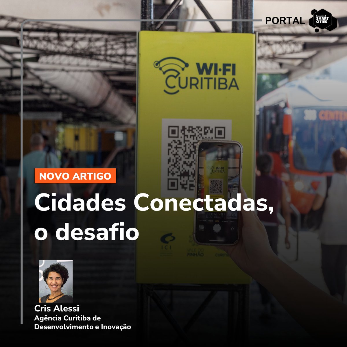 Confira o artigo da colunista do Portal CSC: Cris Alessi, Presidente da Agência Curitiba de Desenvolvimento e Inovação, com o tema "Cidades Conectadas, o desafio".

Acesse o artigo: mla.bs/47289b44