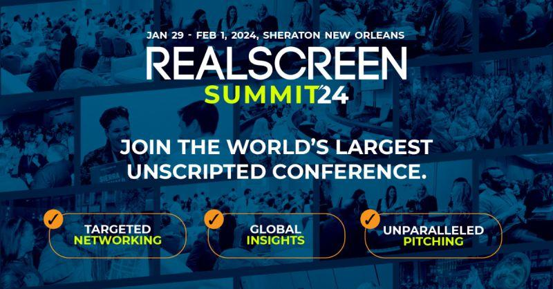 YourAMPIA's tweet photo. 🎬 The countdown is on for Realscreen Summit 2024! 🌍 (Jan 29 - Feb 1)

Join the biggest names in unscripted &amp; non-fiction for keynotes, panels, pitch competitions &amp; more. Network, learn &amp; lead in the industry! 🚀

#RealscreenSummit #UnscriptedTV #NonFiction #IndustryEvent #film https://t.co/eujxuJlJCU