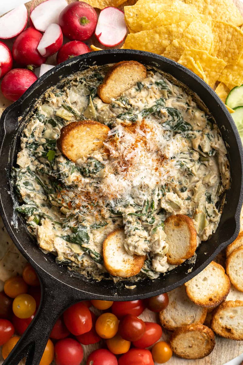 jessinkitchen's tweet photo. Vegan Spinach Artichoke Dip 🤩🤩 It's warm, creamy, and oh-so-cheesy! Perfect for pairing with crusty bread, pita chips, and all your favourite dippers! #veganfood #Veganuary2024 #vegans 

https://t.co/WIoXleUXa4 https://t.co/TSFhOV38Uk