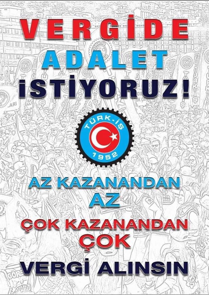 Vergide Adalet İstiyoruz
AZ KAZANANDAN AZ
ÇOK KAZANANDAN ÇOK
VERGİ ALINSIN ...
#VergideAdalet istiyoruz...
Vergide Adaletsizliğe Son...
<a href="/RTErdogan/">Recep Tayyip Erdoğan</a>
<a href="/isikhanvedat/">Prof. Dr. Vedat Işıkhan</a>
<a href="/memetsimsek/">Mehmet Simsek</a>