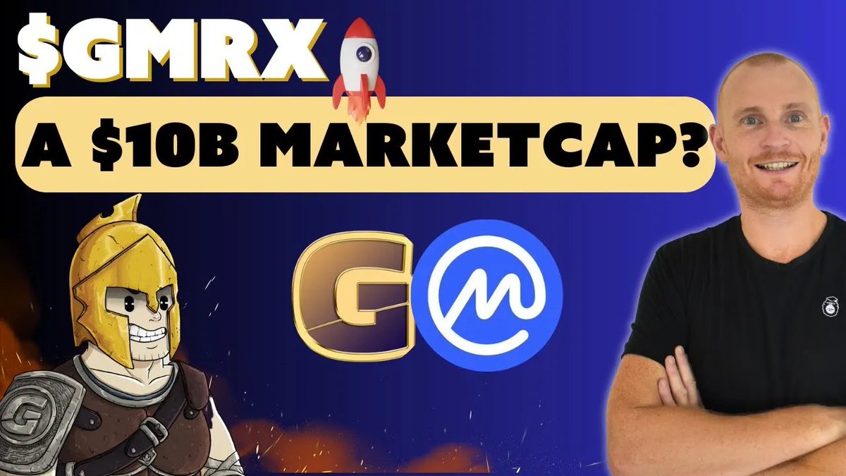 @gaiminio is gearing up for the launch of $GMRX with the backing of <a href="/CoinMarketCap/">CoinMarketCap</a>'s incubation.

Watch this video to learn about:
- Benefits of the incubation
- $GMRX market cap potential
- Gaimin platform potential
- NFT utility

youtu.be/BI13wVpwcvE