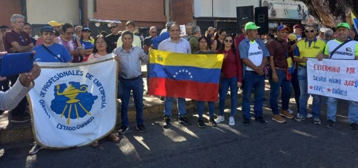 #09Ene Movimiento laboral Sanjuanero #Guarico inicia 2024 con lucha por salarios constitucional...