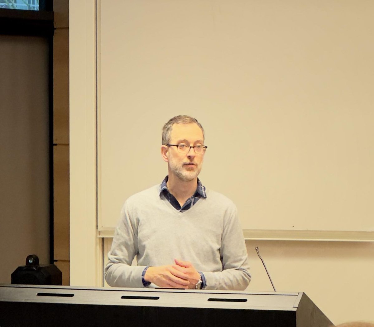 LGRP2014's tweet photo. The highlight of December was Marta's successful defence of Marta Johansson Werkmäster! 
Congratulations to Marta and her opponent Matt King for a great philosophical discussion! 
Photos by Hadi Fazeli https://t.co/5nnfaTKOAi