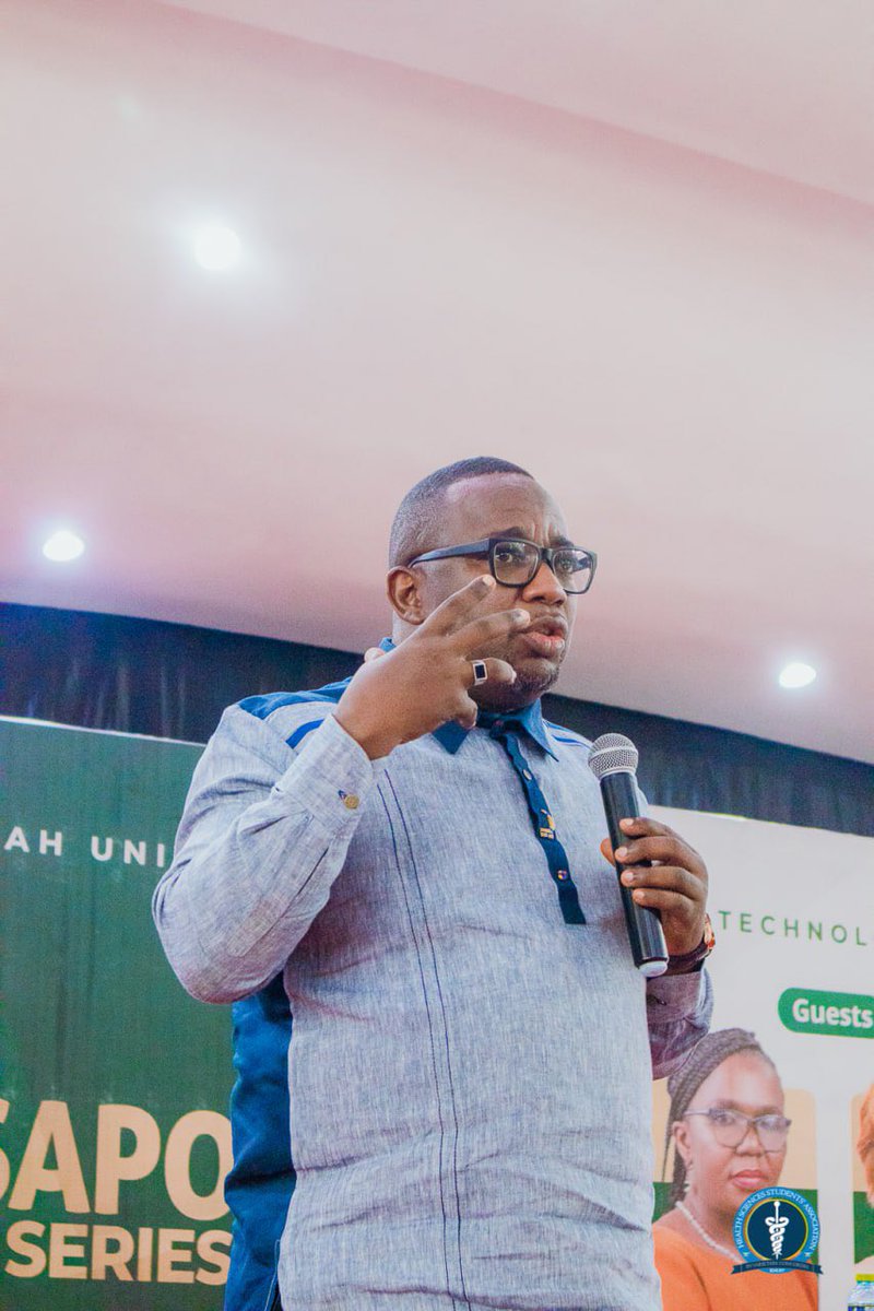 hesaknust's tweet photo. Use your time here to build computer skills, not TikTok and Instagram.

[Dr. Herman Addae]

#CoHSORIENTATION2024

#Keep_Moving
#AStepFurther https://t.co/NOTCLQGsj5