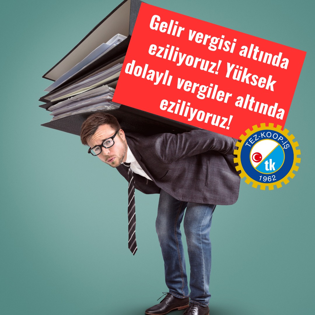 Geçim kaynağımızın , temel ücretimizin Ocak ayından Aralık ayına korunmasını verilen zamların vergi kesintisi ile erimesini istemiyoruz. 
#vergideadalet!
<a href="/turkiskonf/">TÜRK-İŞ</a>
@cgsbakanligi