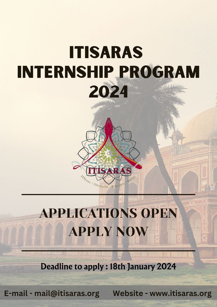 itisaras's tweet photo. JOIN ITISARAS, APPLY NOW
We are currently recruiting our next batch of interns – Internship Program 2024.
Job Descriptions:https://t.co/RU3yaU2GCe
DURATION: February - July 2024
DEADLINE: 18th JANUARY 2024 (11:59 PM)
APPLY HERE:https://t.co/ggINxmQgUU
#internship #HIRINGNOW https://t.co/oUAEGJp0v2