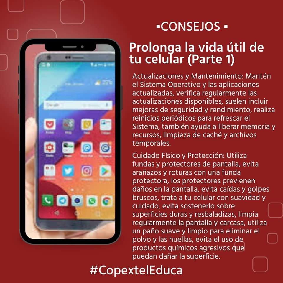 CCopextel's tweet photo. #CopextelEduca📱Hoy día es indiscutible la utilidad de los teléfonos celulares como herramienta de trabajo, pues nos facilitan la comunicación con personas que laboran de manera remota. Gracias al desarrollo de la tecnología prácticamente tenemos una PC en la palma de la mano📱 https://t.co/qtc3EVLXdd