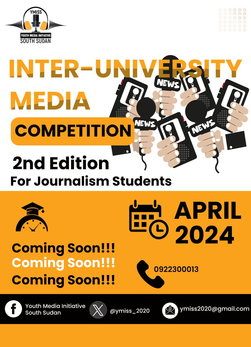 The preparations for the upcoming 2nd edition of our Inter-University media competition are underway.
<a href="/KasUganda/">KAS Uganda & S.Sudan</a>