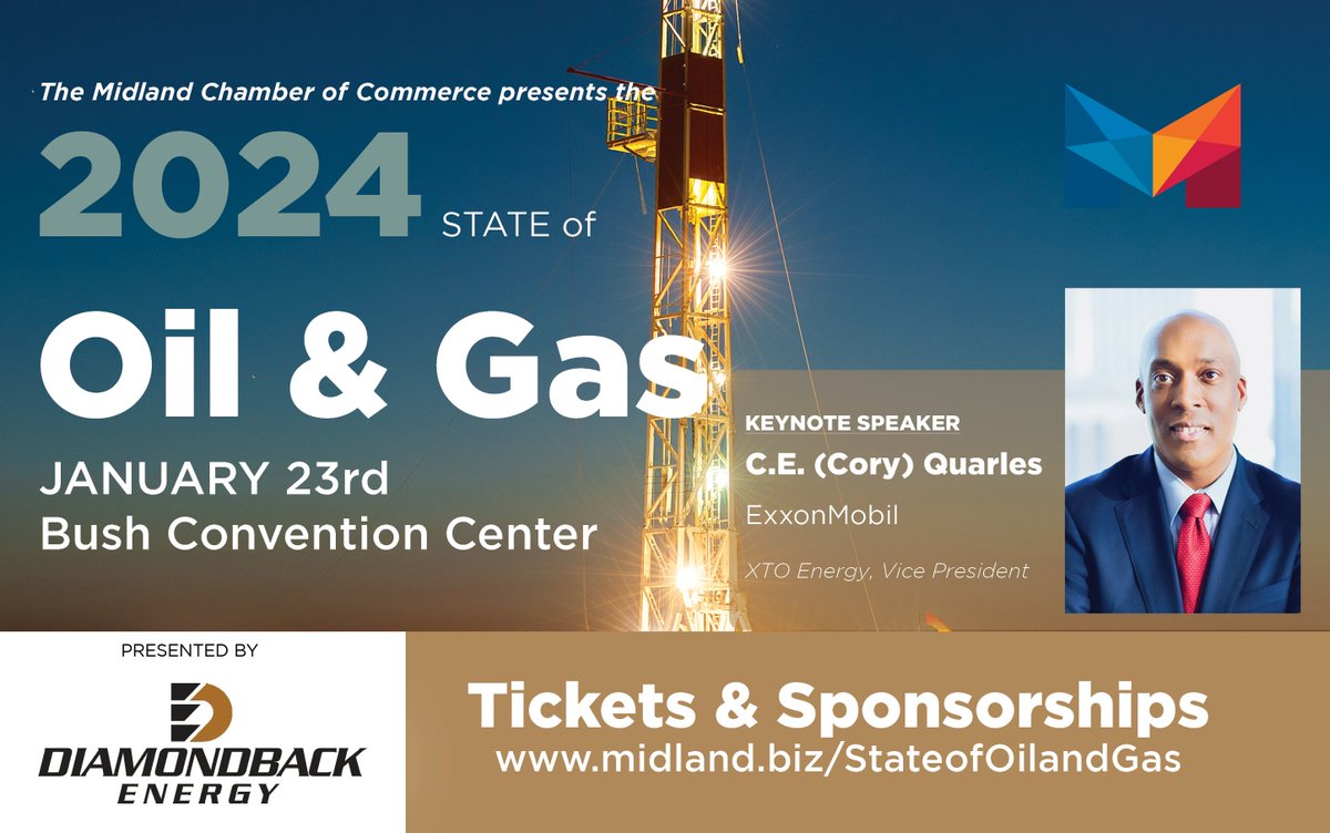 We are TWO WEEKS away from our 2024 State of Oil &amp; Gas! Have you registered to attend? Take advantage of expert insight into the oil and gas industry!

REGISTER + SPONSORSHIPS: bit.ly/3sYt8PE