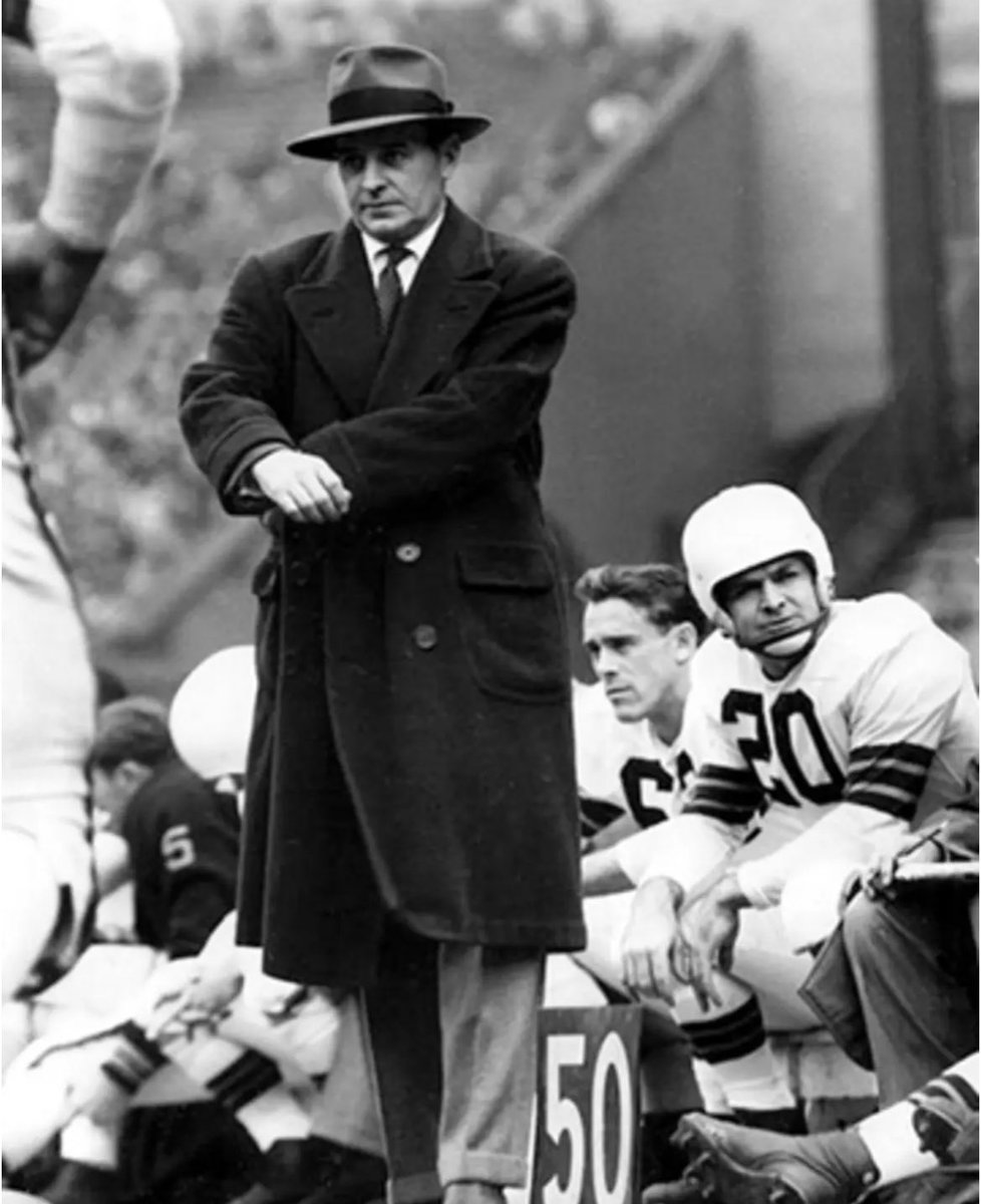 CLEsportsTalk's tweet photo. ON THIS DATE: 
January 9, 1963, Cleveland Browns owner Art Modell fired the Head Coach of the Browns, Paul Brown. He was 158-48-8 in 17 seasons with 4 AAFC and 3 NFL Titles in 10 straight title game appearances. https://t.co/gnAmUPHD04
