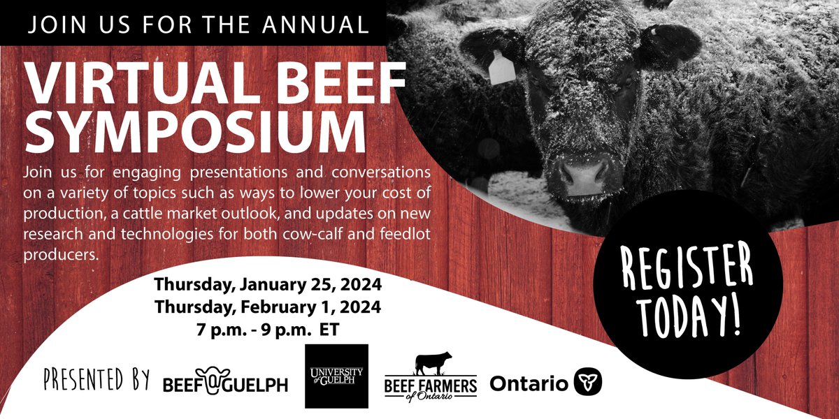 Beef Farmers of Ontario (@beeffarmerson) on Twitter photo It's time to register for Beef Symposium! Join us on two nights (virtually) for engaging presentations and conversations. Night one (Jan.25) will feature <a href="/stephlam02/">Stephanie Lam</a> <a href="/AnneWasko/">Anne Wasko</a> <a href="/ksomerville55/">Kelly Somerville</a>! Agendas and registration here: ontariobeef.com/communications… It's time to register for Beef Symposium! Join us on two nights (virtually) for engaging presentations and conversations. Night one (Jan.25) will feature <a href="/stephlam02/">Stephanie Lam</a> <a href="/AnneWasko/">Anne Wasko</a> <a href="/ksomerville55/">Kelly Somerville</a>! Agendas and registration here: ontariobeef.com/communications…