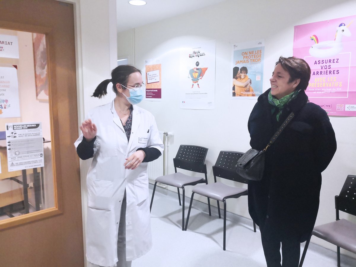 👍Visite de Mme Agnès Canayer, sénatrice, au Centre de Santé Sexuelle🏥Mme Canyer a été désignée rapporteur au sénat sur deux propositions de loi constitutionnelle, visant à protéger et garantir le droit fondamental à l’IVG et à la contraception. +d'infos▶️vu.fr/PDjNI