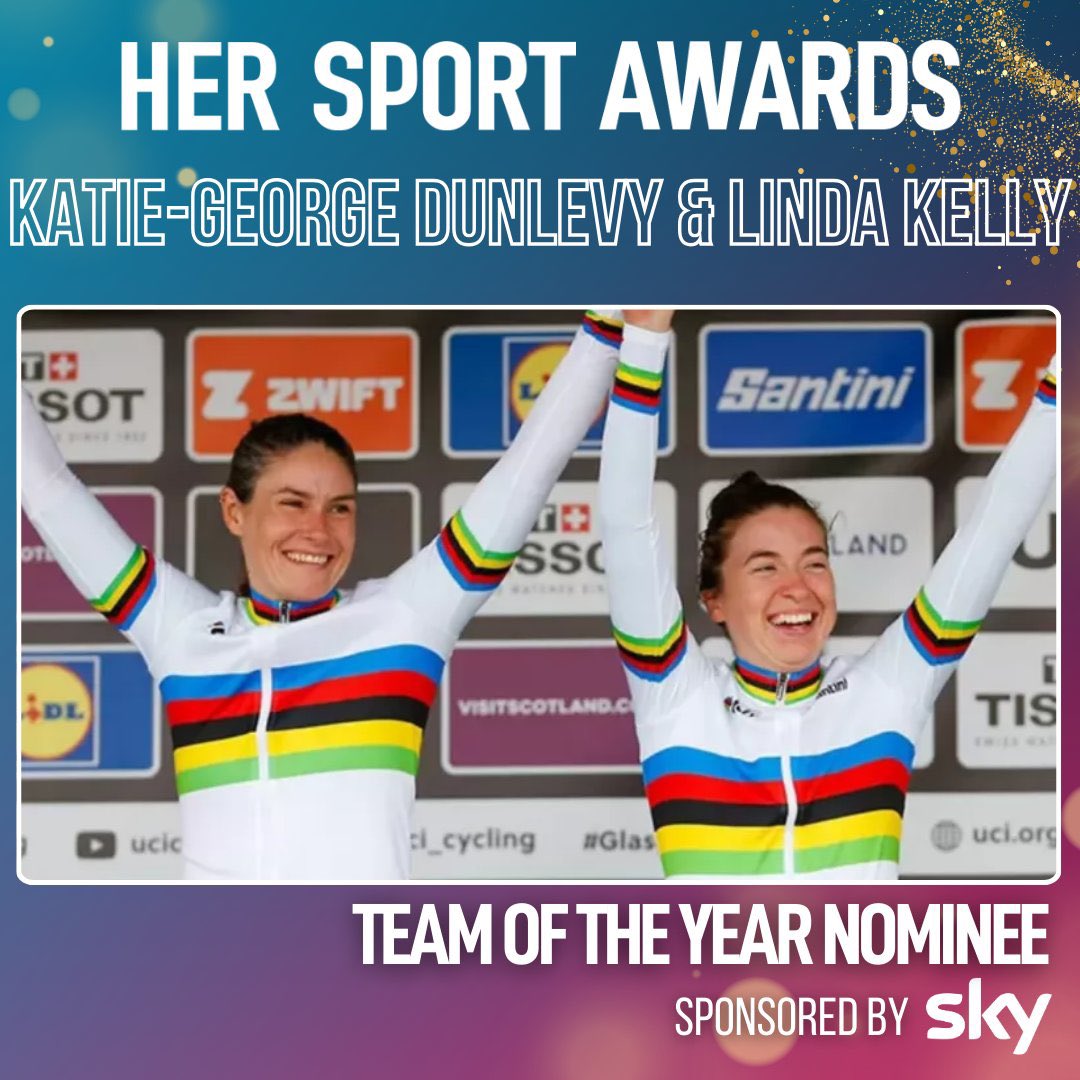 We have athletes nominated in three categories for the HerSport Awards!

Athlete of the Year: Ellen Keane

Young Athlete of the Year: Róisín Ní Riain

Team of the Year: Katie-George Dunlevy &amp; Linda Kelly

Vote for them here: awards.hersport.ie