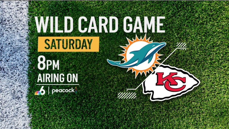 RyanNBC6's tweet photo. Got @peacock ? Great!!!

But you can still watch the game this Saturday on-the-air @nbc6 

#Dolphins https://t.co/KrmUt6QF15