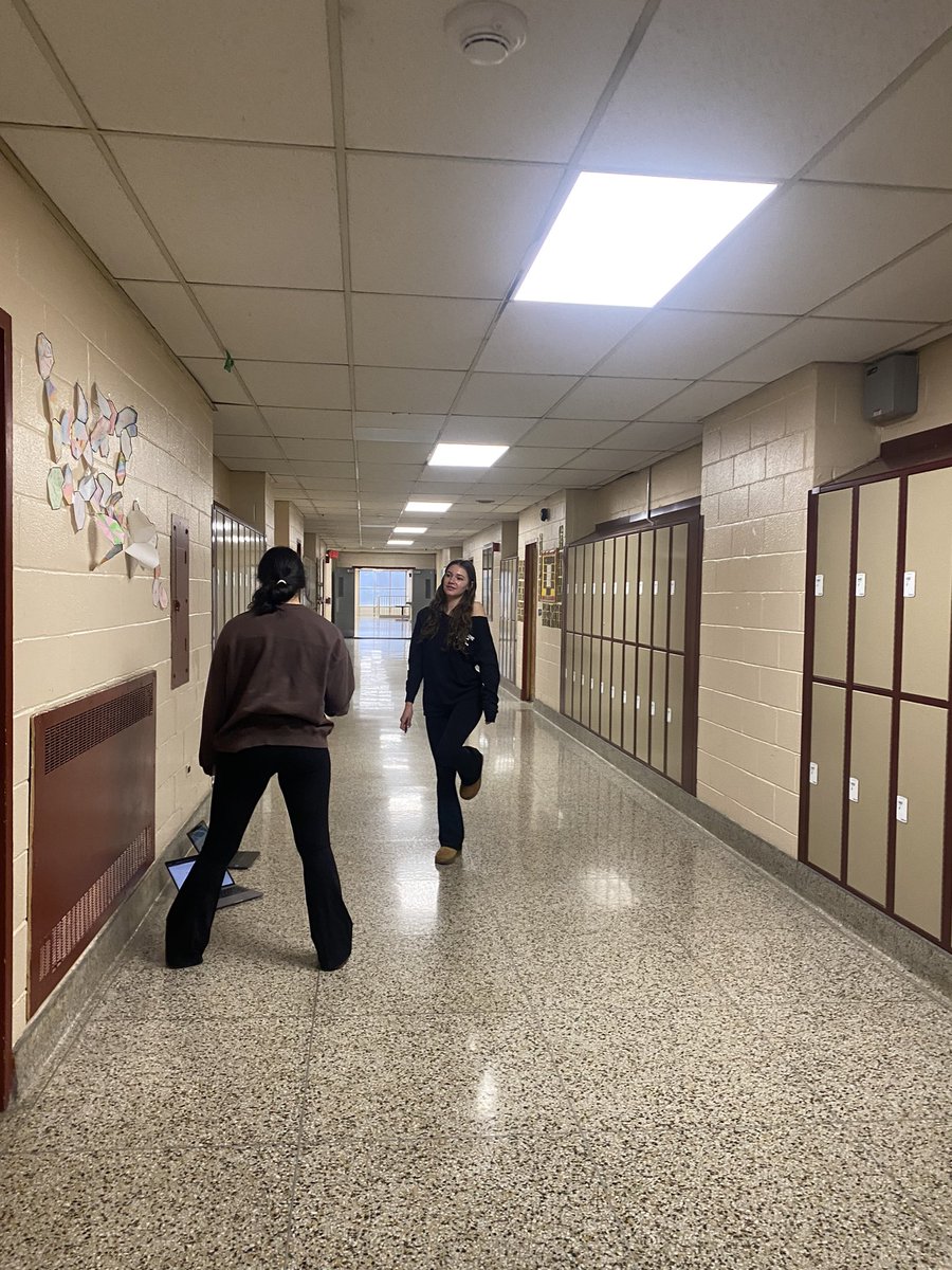AP Psych students putting their kinesthetic and vestibular senses to the test! 🤓 <a href="/GCSD_HighSchool/">Glen Cove High School</a> <a href="/GCSD_Science/">GCSD_Science</a> #gcpride #activeengagement