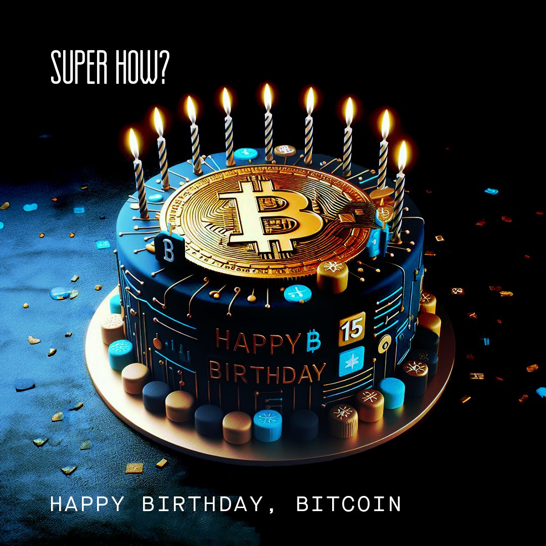 superhow_com's tweet image. Happy 15th birthday, Bitcoin🎉

Some might say “You‘re a week late to the party“ or &quot;Is it an Internet Explorer meme?“

No, we just celebrate the birthday on the real date, since the #Bitcoinblockchain&apos;s 0 block was programmed on January 3rd, but the 1st one was mined on the 9th
