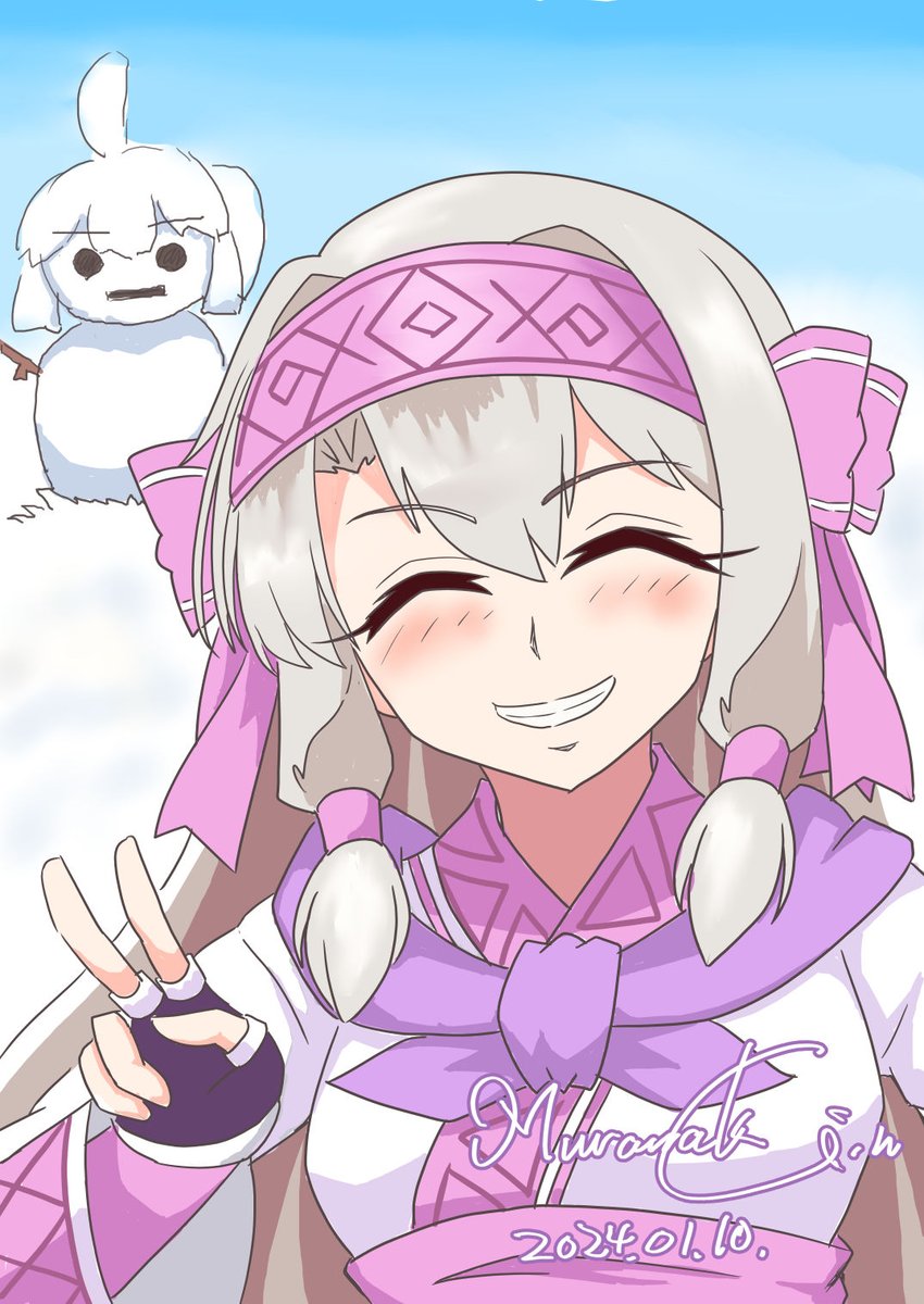 FGO「雪だるマスター #FGO #シトナイ 」|村中 銀のイラスト