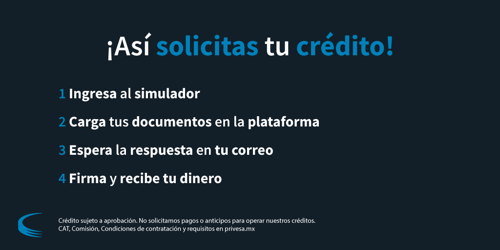 Privesa_Sofom's tweet photo. ¡Un crédito confiable y regulado! 🔒
Simula y consigue el tuyo en 👉 https://t.co/fMF1X5zVHl
#SolucionesFinancieras #CréditoPrivesa #Finanzas https://t.co/9rMP63YvhS