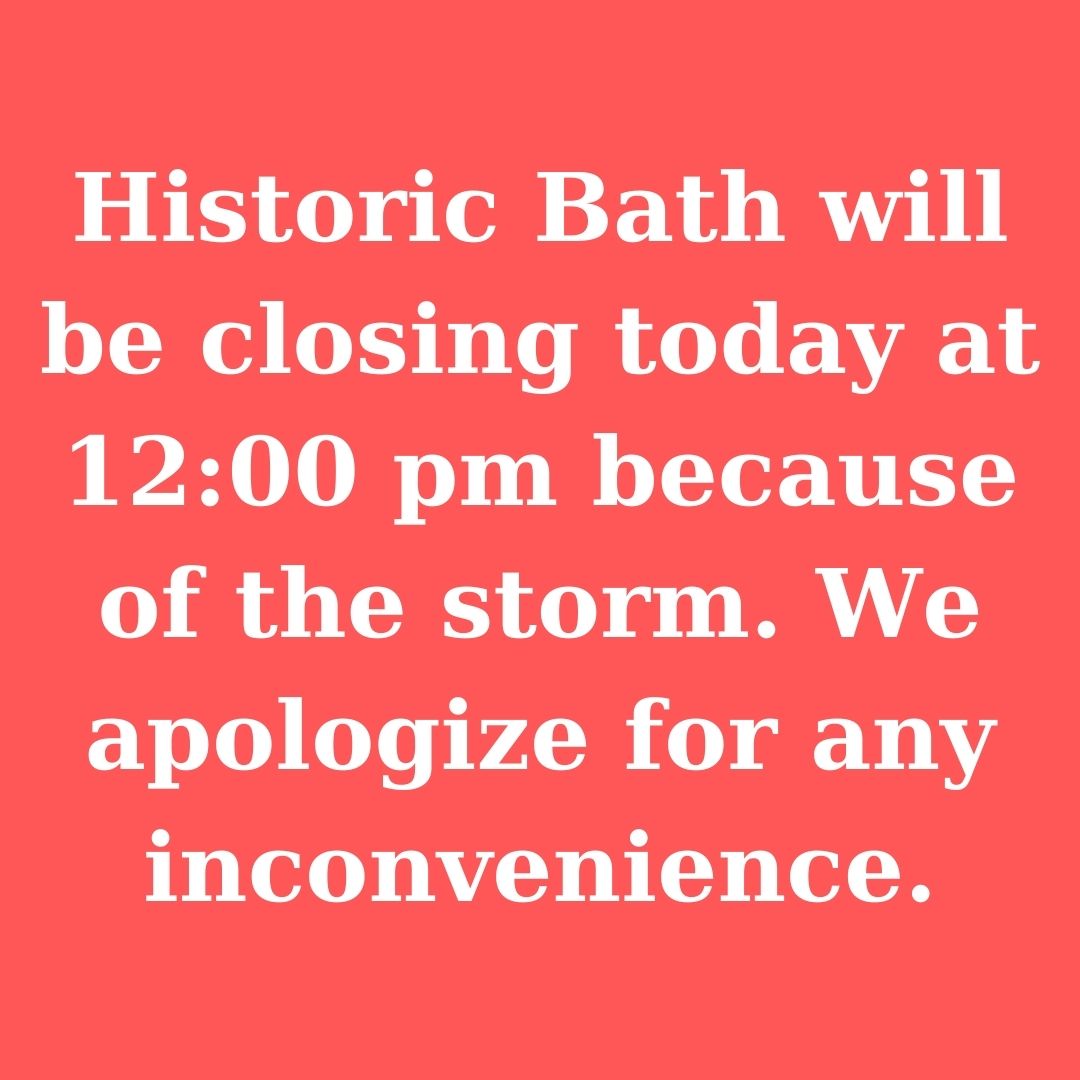 HistBathSiteNC's tweet photo. Historic Bath will be closing today, January 9th, at 12:00 pm because of the storm. We apologize for any inconvenience.
#historicbathnc #bathnc #nchistoricsites #nchistoricbath #bath #historicbath_nc #visitnc #firsttown #firsttownnc https://t.co/y9Pd35VO2x