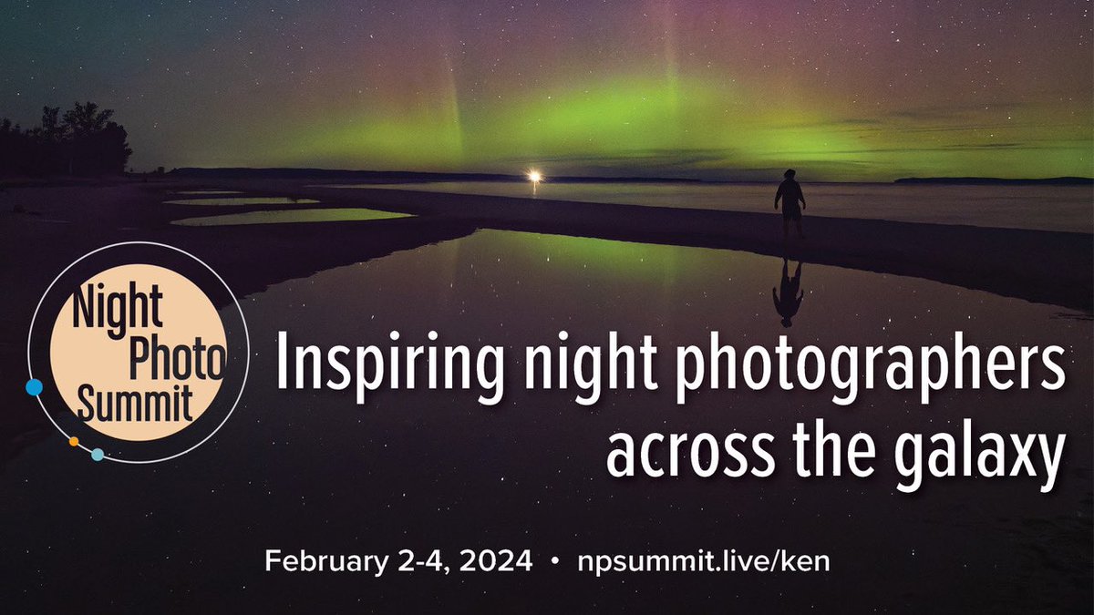 Night Photo Summit 2024 is here, fourth year running. This is the premiere event for finding out about all things night photography.

npsummit.live/ken

#NightPhotoSummit #NightPhotoSummit2024 #NPS #NightPhotography #Astrophotography #photography #AstroLandscape #Night