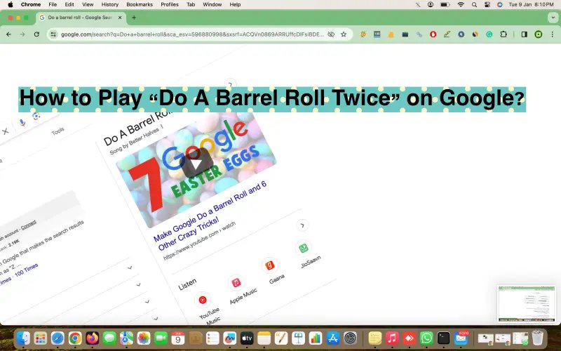 TechRuth_Geek's tweet photo. How to Play “Do A Barrel Roll Twice” on Google?
Google is not just a search engine; It is a treasure trove of hidden tricks and Easter eggs that often surprise and delight users. https://t.co/mgKPimc0Cf #googlegame #barrelroll #google https://t.co/XQuNhPF6Jy