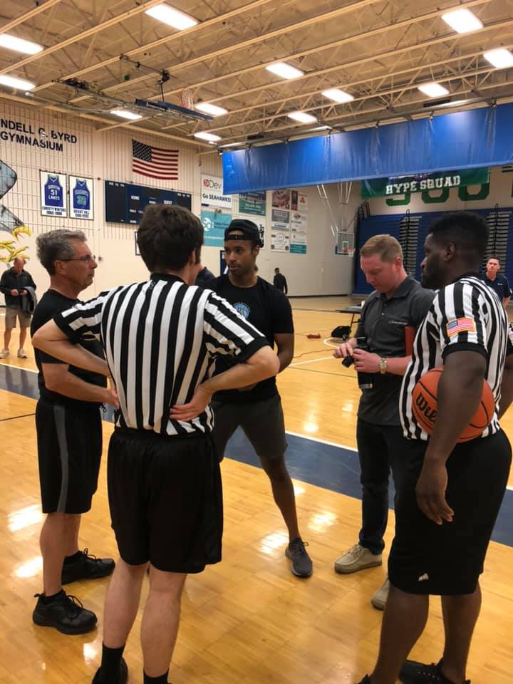 Some of our officials at work.