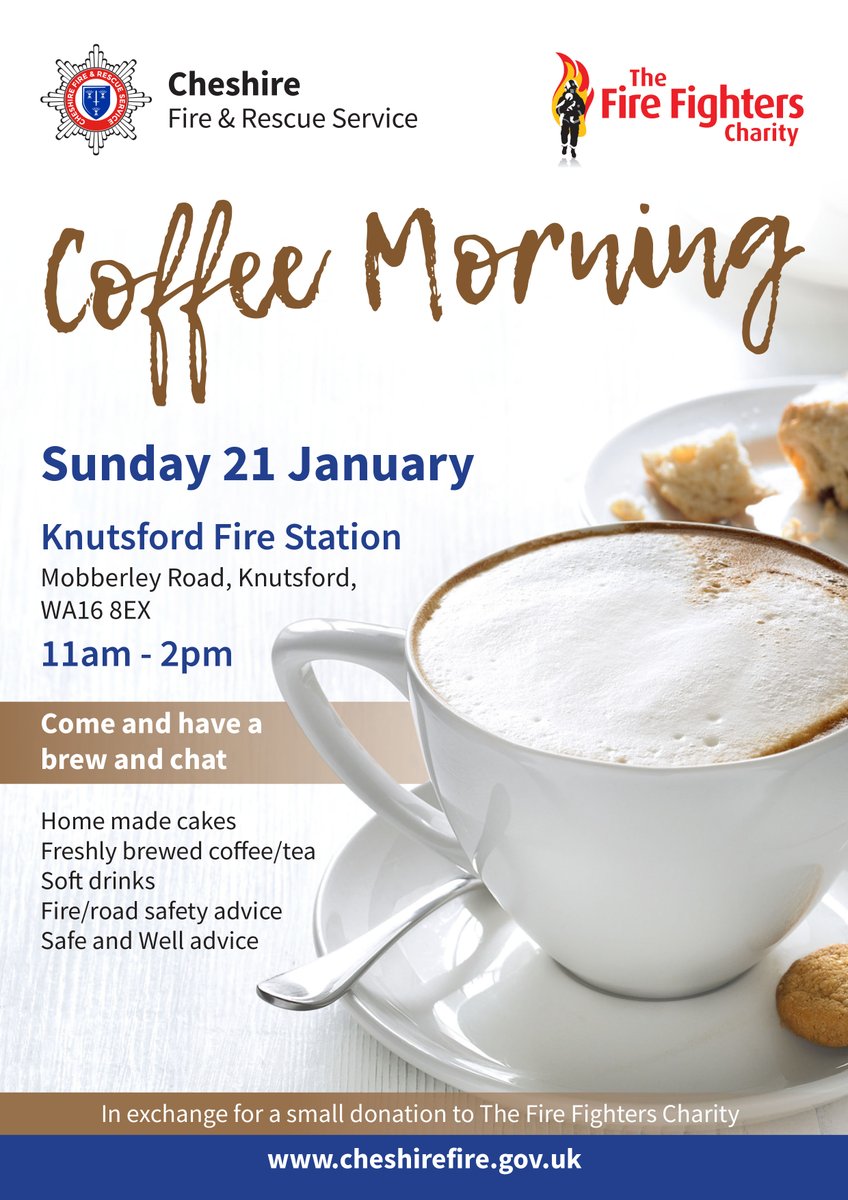 📅 Date for your diary! ☕️🍰🚒