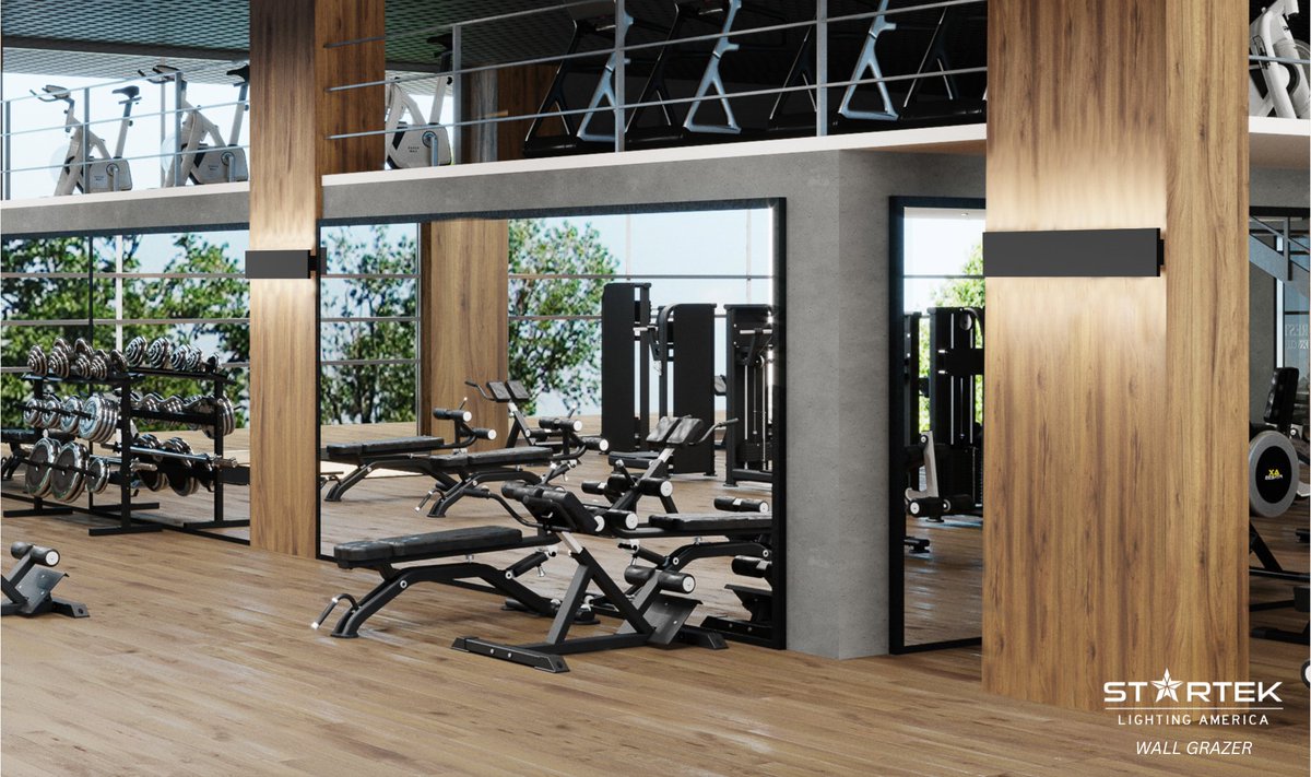 #StarTekKnows fitness facilities! 🏋️ There's no better feeling than conquering your fitness goals in a clean, modern space. The Wall Grazer will be available in February 2024.️ Learn more today!  #WallGrazer #Gym