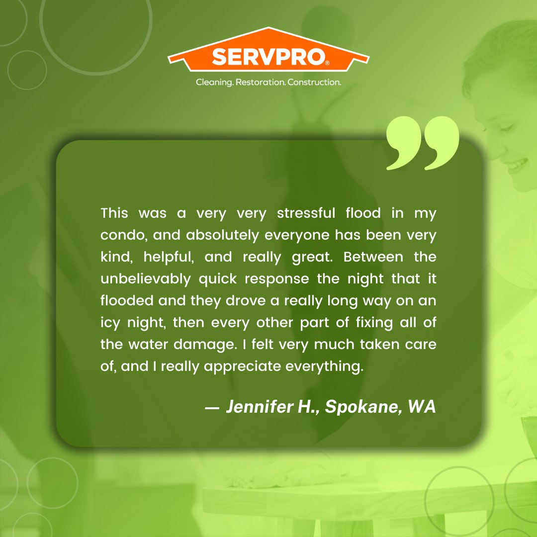 ServpronwS's tweet photo. #TestimonyTuesday #SERVPRO #SERVPROSpokaneCounty https://t.co/jmWMqQse6D