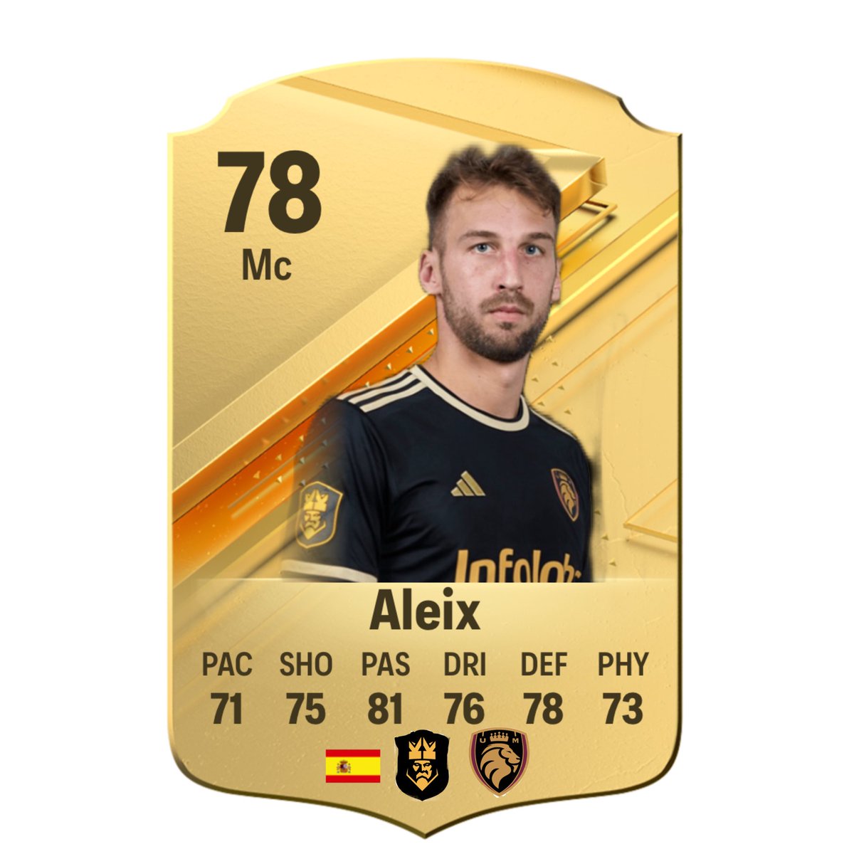 ultimateteamFUT's tweet photo. @DjMaRiiO alguien que volvió el verdadero rey leon Aleix @UltMostoles 🖤🦁 https://t.co/iV7jjgqzEM