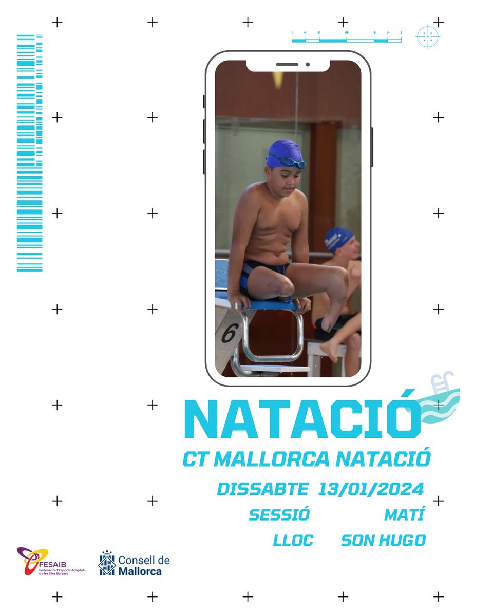 FESAIB's tweet photo. Aquest esdeveniment és una celebració de l'esport adaptat i una oportunitat per donar suport als nostres atletes. Vine i experimenta l'emoció i l'esperit competitiu de la natació adaptada.
Ens veiem a la piscina per compartir moments de logros esportius!
#illesbalears #fesaib https://t.co/19O43dFcS6