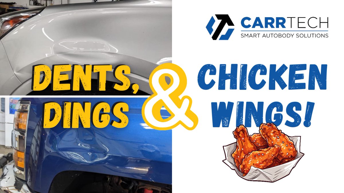 CarrTechSmart's tweet image. Schedule to have your dents &amp;amp; dings removed with our Paintless Dent Removal, and we’ll give you a $15 gift card.
This is our January #GIVEAWAY so let us help you #BeDentFree by January 31st to receive your Free Wings!
Call Today! (574)241-1234