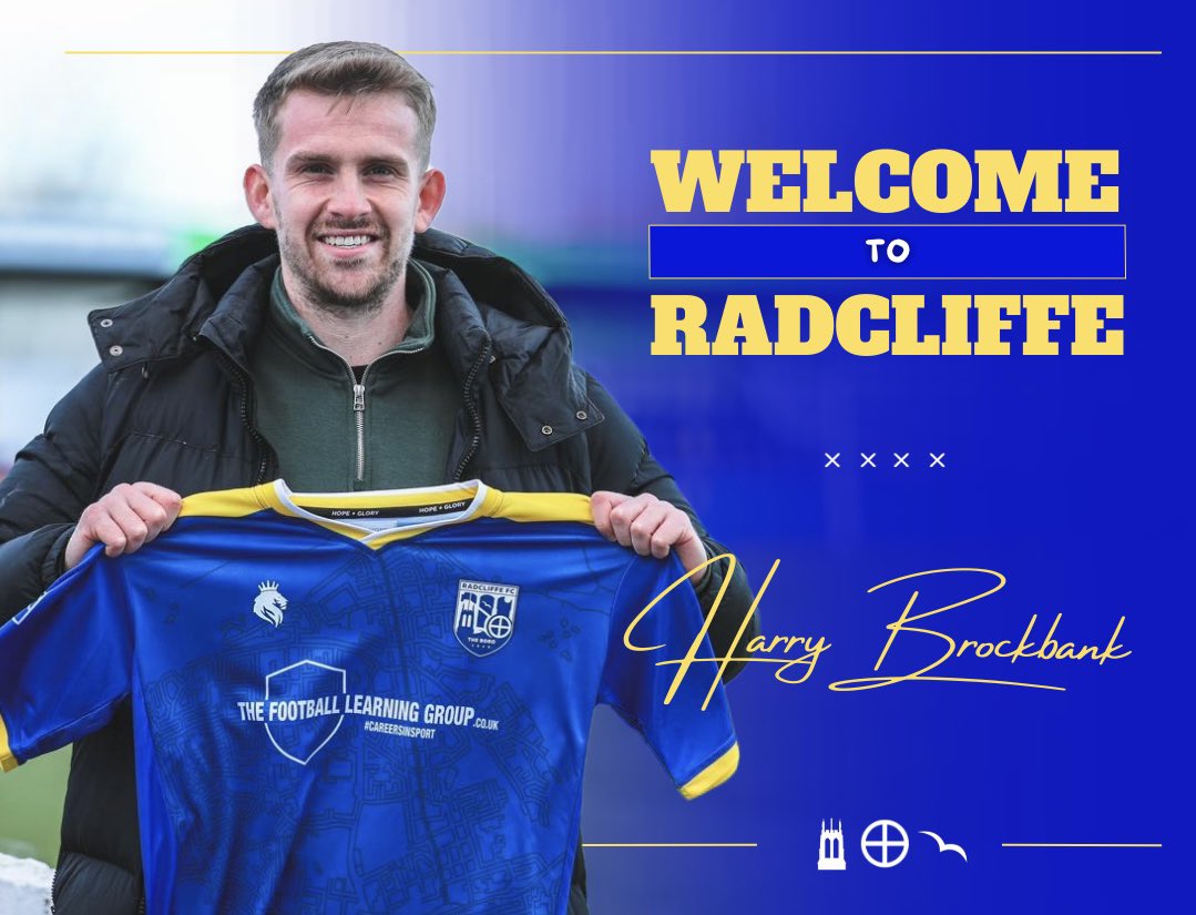 𝗕𝗿𝗼𝗰𝗸𝗯𝗮𝗻𝗸 𝘀𝗶𝗴𝗻𝘀 𝗳𝗼𝗿 𝘁𝗵𝗲 𝗕𝗼𝗿𝗼 ✍️

Welcome to Radcliffe, Harry Brockbank! 

🗞 radcliffefc.com/news

#WeAreRadcliffe #UTB