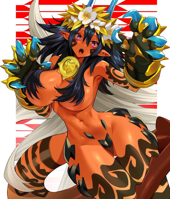 ミスがあったので再投稿するマン 辰年絵!! #英雄戦姫 