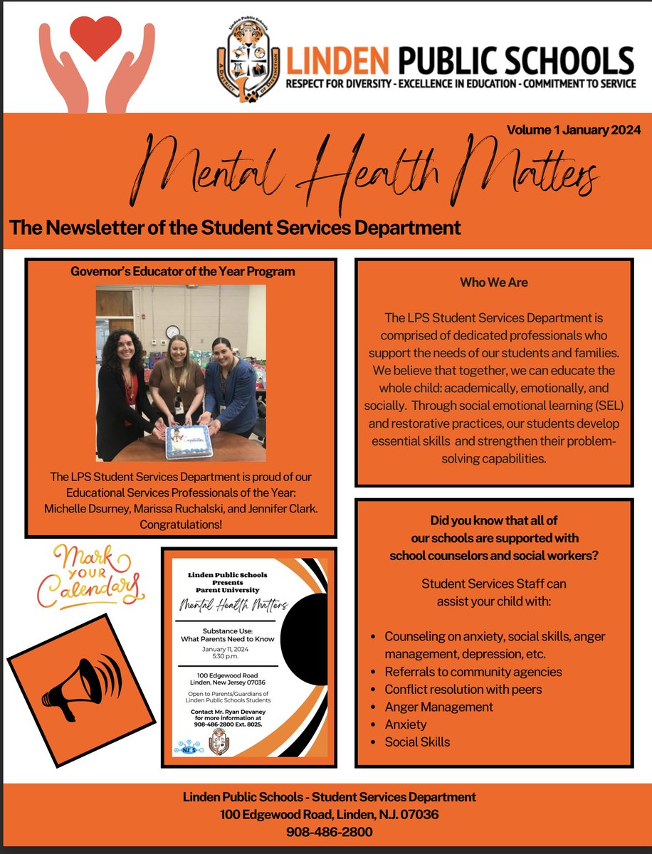 Mental Health Matters! Check out our newsletter from the Student Services Department!  <a href="/AtiyaYPerkins/">Atiya Y Perkins Ed. D.</a> <a href="/LindenPS/">Linden Public Schools</a> 
drive.google.com/file/d/1mwaGm4…