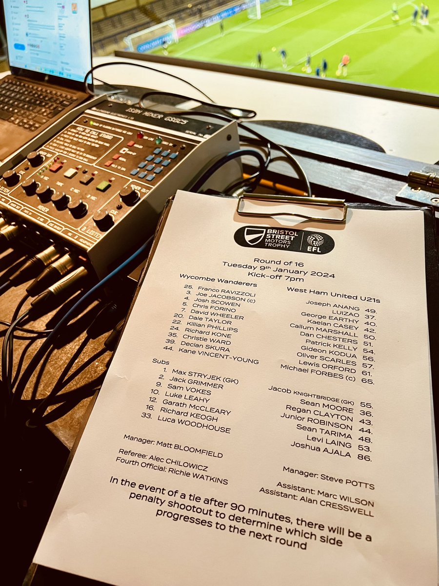 Team news #WYCvWHU ⚽️🎙️📻