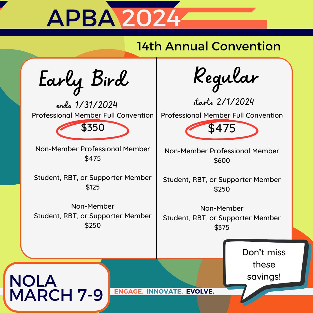 Association of Professional Behavior Analysts tweet media